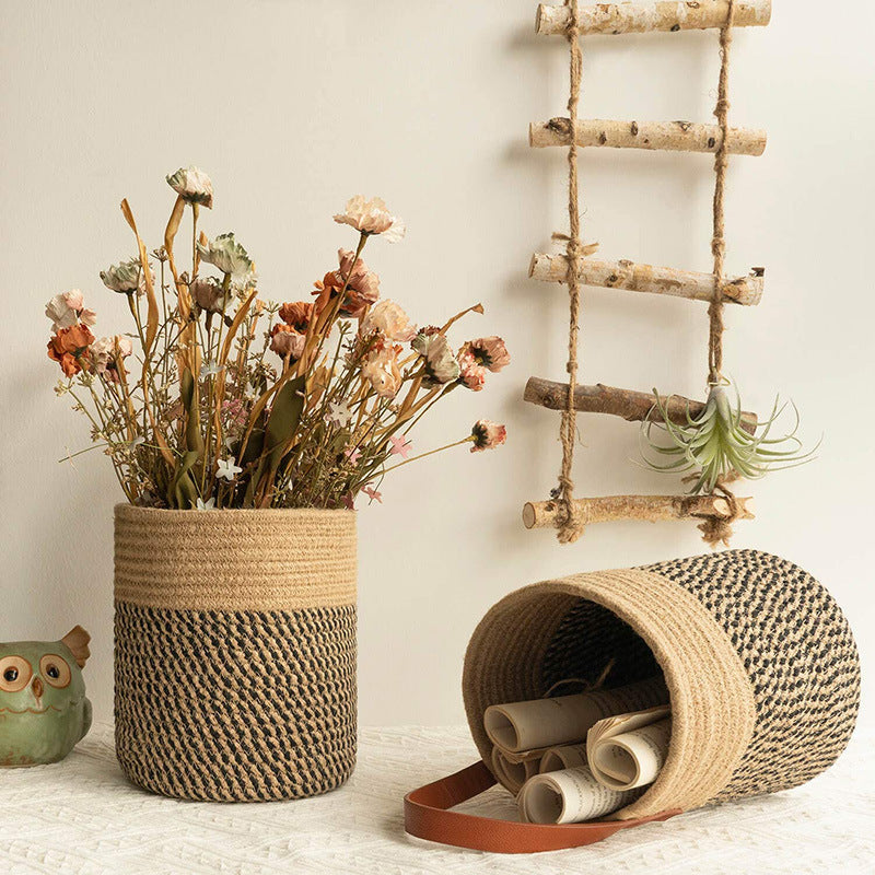 Woven Hanging Storage Basket