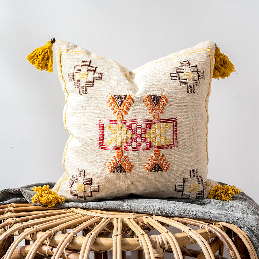 Embroidered Moroccan Pillows