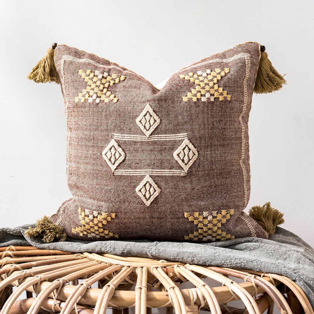 Embroidered Moroccan Pillows