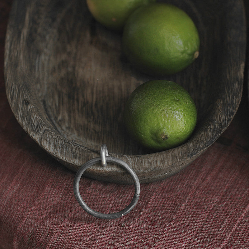 Rustic Wood Trays with Iron Ring