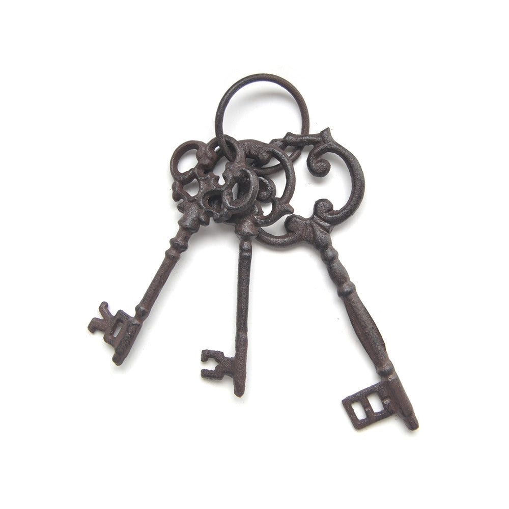 Cast Iron Keyring Decor