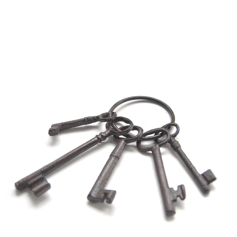 Cast Iron Keyring Decor