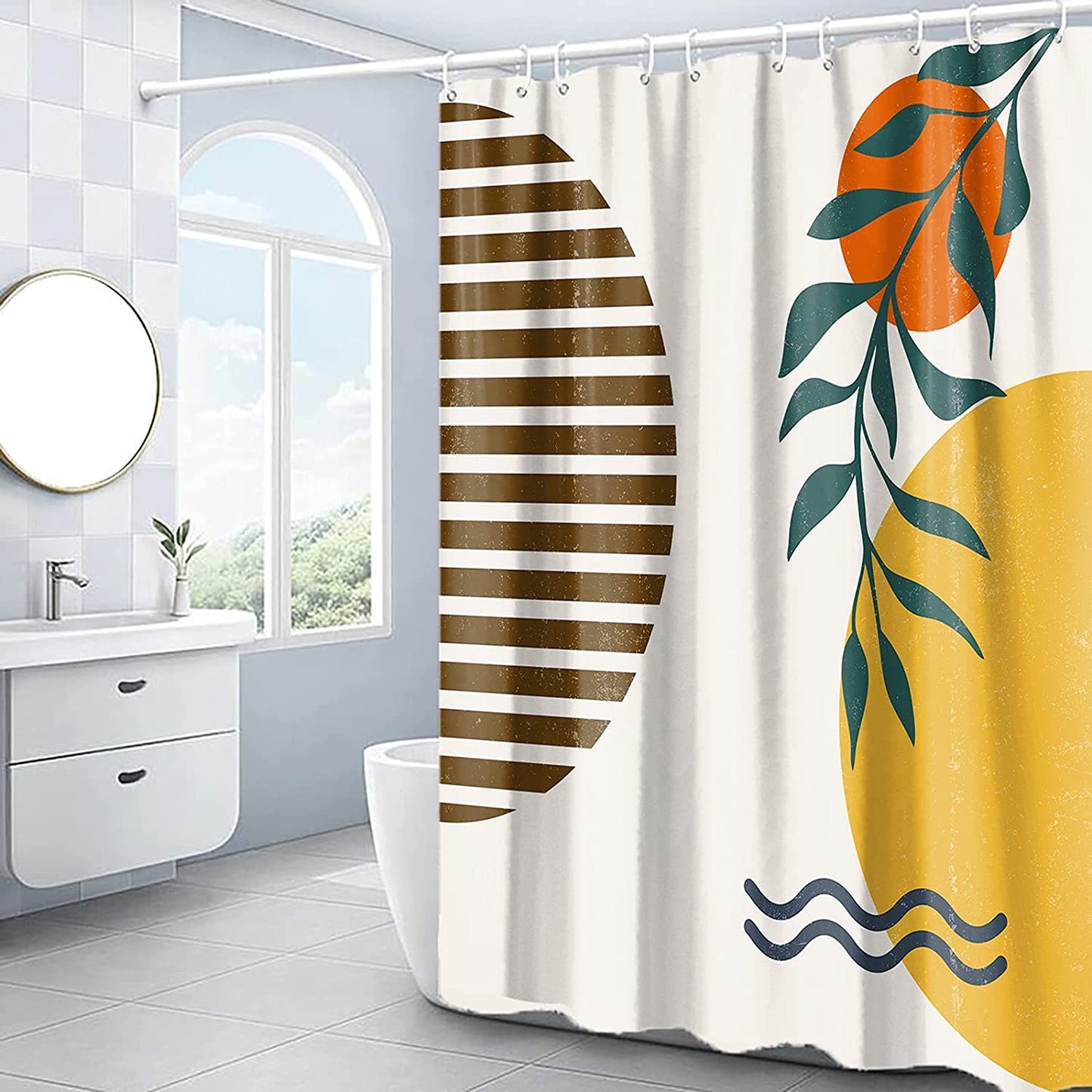 Modern Art Shower Curtains