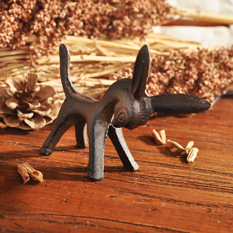 Cast Iron Donkey Figurine