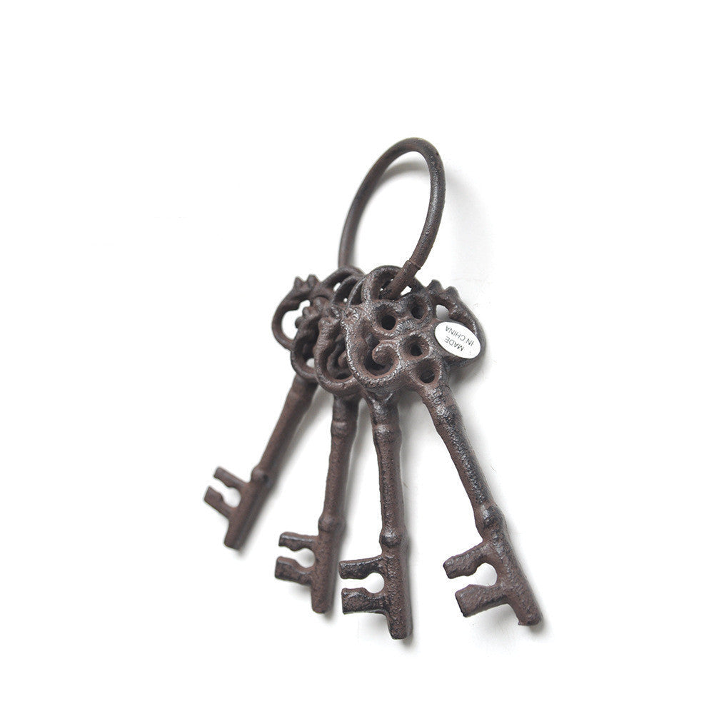 Cast Iron Keyring Decor